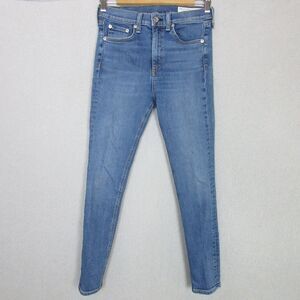 RAG & BONE Jeans Womens 28 High Rise Ankle Skinny Stretch Denim Medium Blue